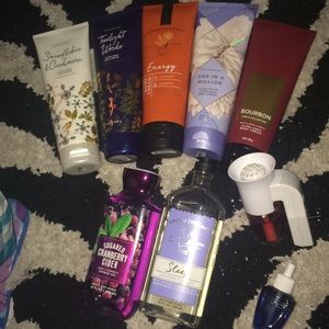 Lotions and wall flowers